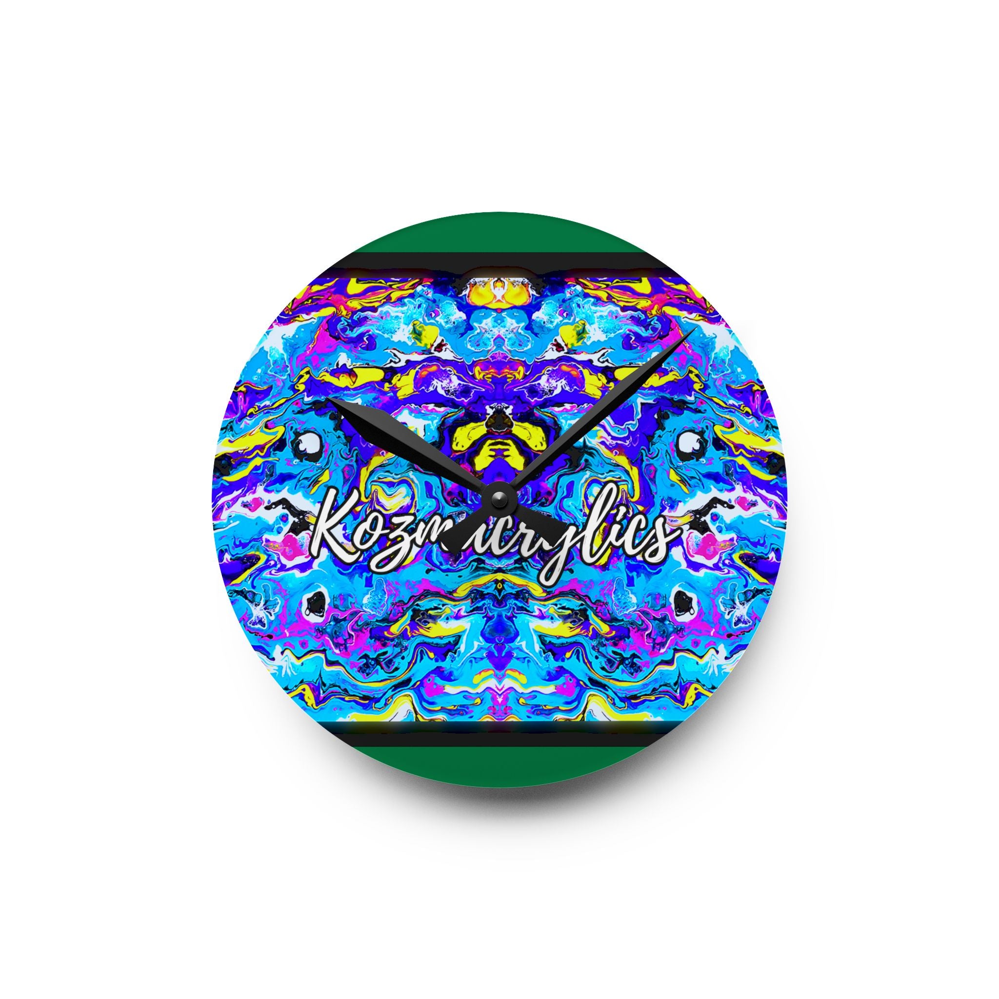 Eaztercrylics 8'' Acrylic Wall Clock – by Kozmacrylics