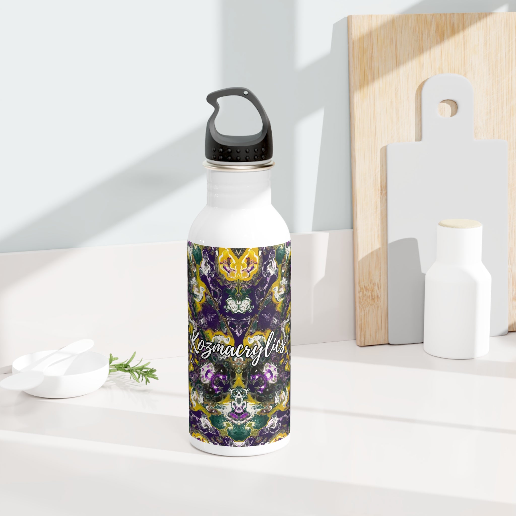 KozMardi Stainless Steel Slim Water Bottle