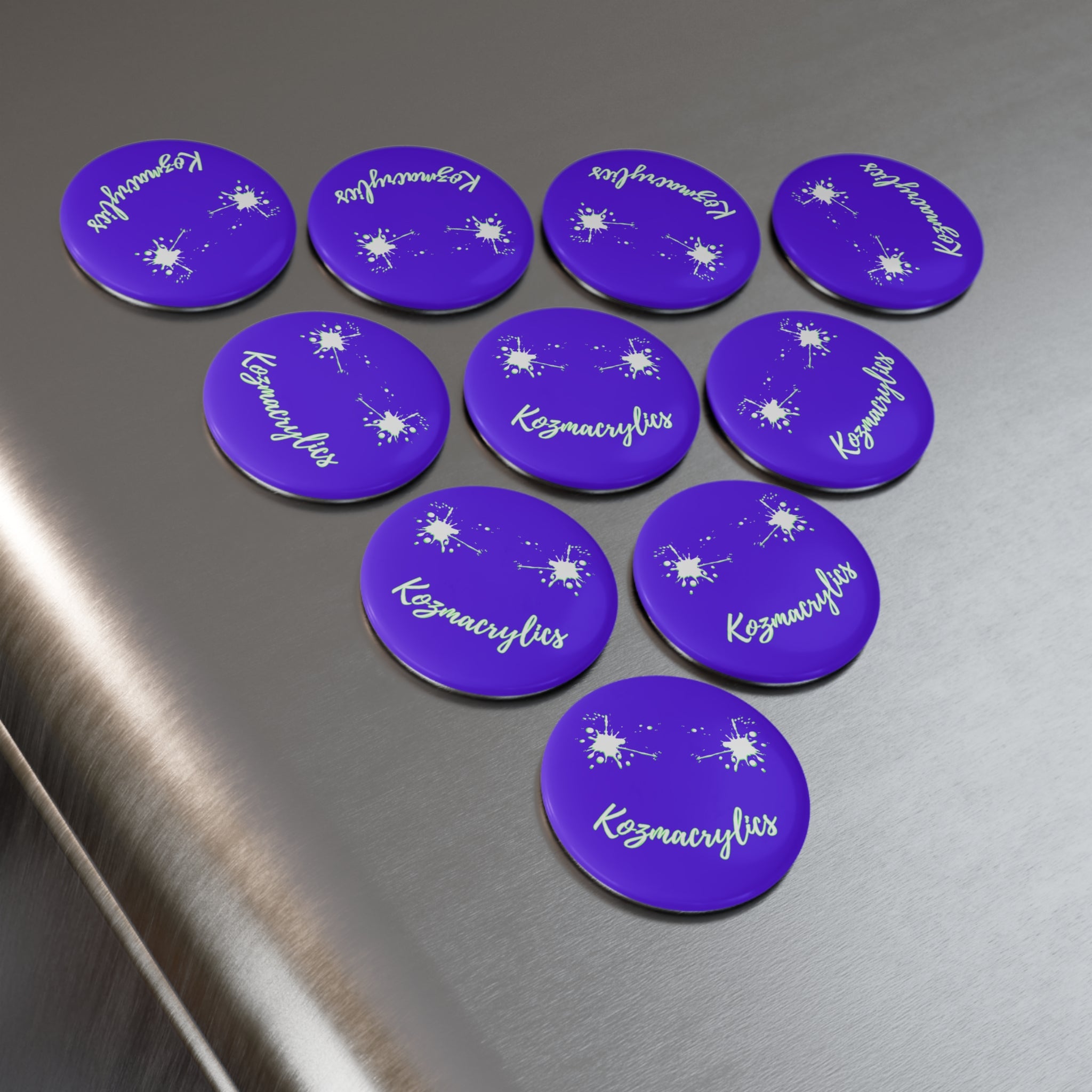 Purrp KozMagnet Logo Button (1 & 10 pcs)